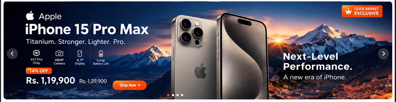 iPhone 15 Pro Max banner